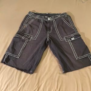 Brown True Religion Cargo shorts